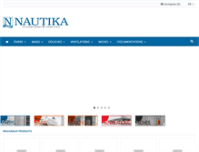 Tablet Screenshot of nautika.ca